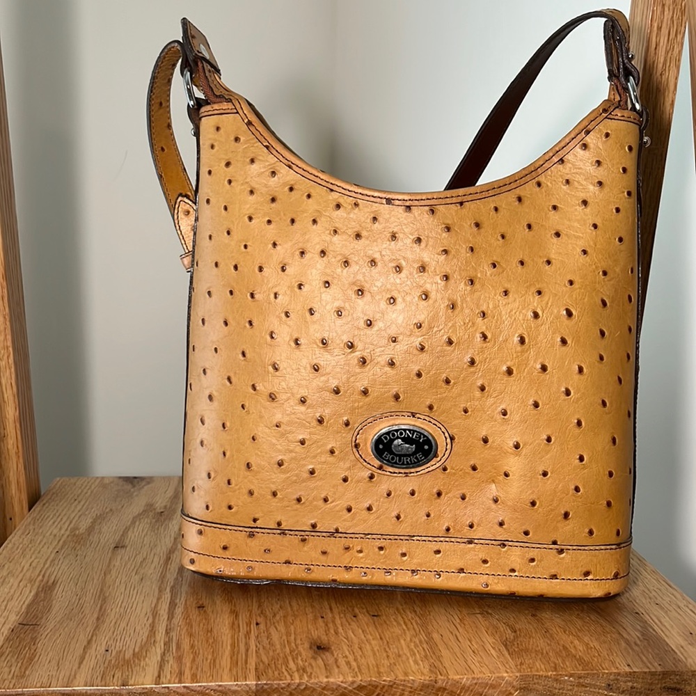 Dooney & Burke Ostrich Lexington Shoulder bag